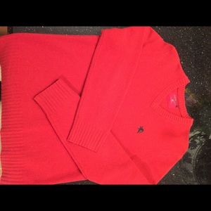 V neck lambs wool sweater